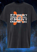 Motivational Quote Fitness Graphic If It Doesnt Challenge You Change You Shirt