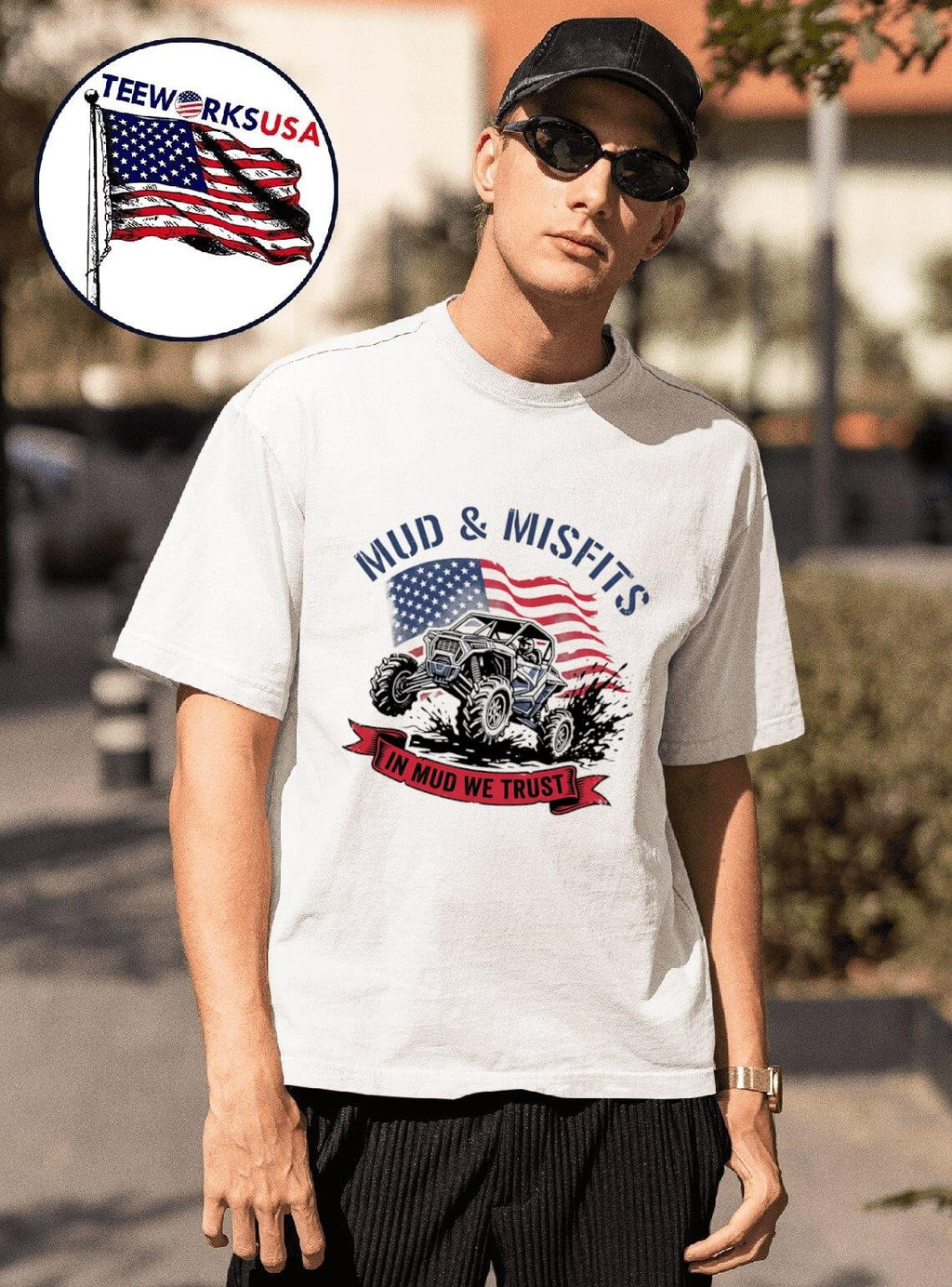 Mud & Misfits In Mud We Trust Off-Road Vehicle Shirt