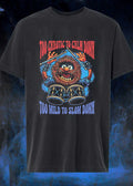 Muppet Animal Drumming Too Chaotic to Calm Down Too Wild to Slow Down T-Shirt