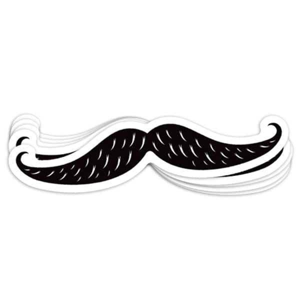 Mustache Vinyl Sticker