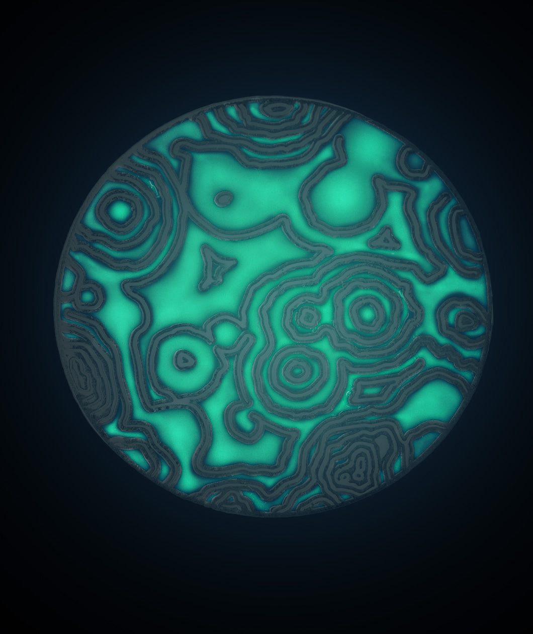 NileBlue Enamel Pin (Glow-in-the-Dark)