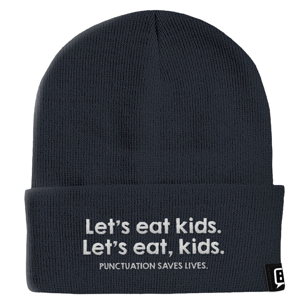Punctuation Saves Lives Beanies