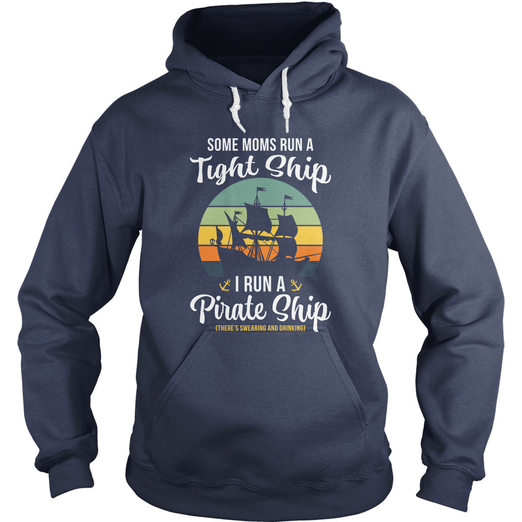 Mom Pirate Ship Hoodie