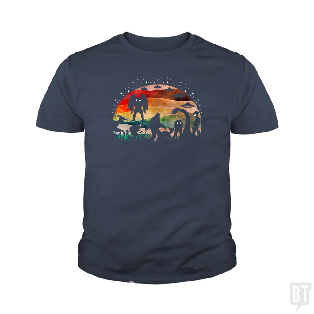 Cryptid Funny Bigfoot Kids Shirt