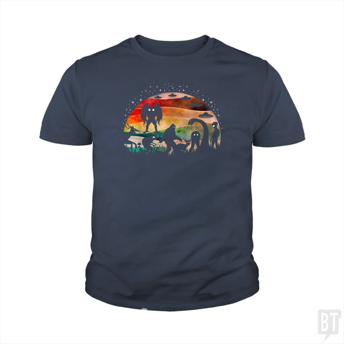 Cryptid Funny Bigfoot Kids Shirt