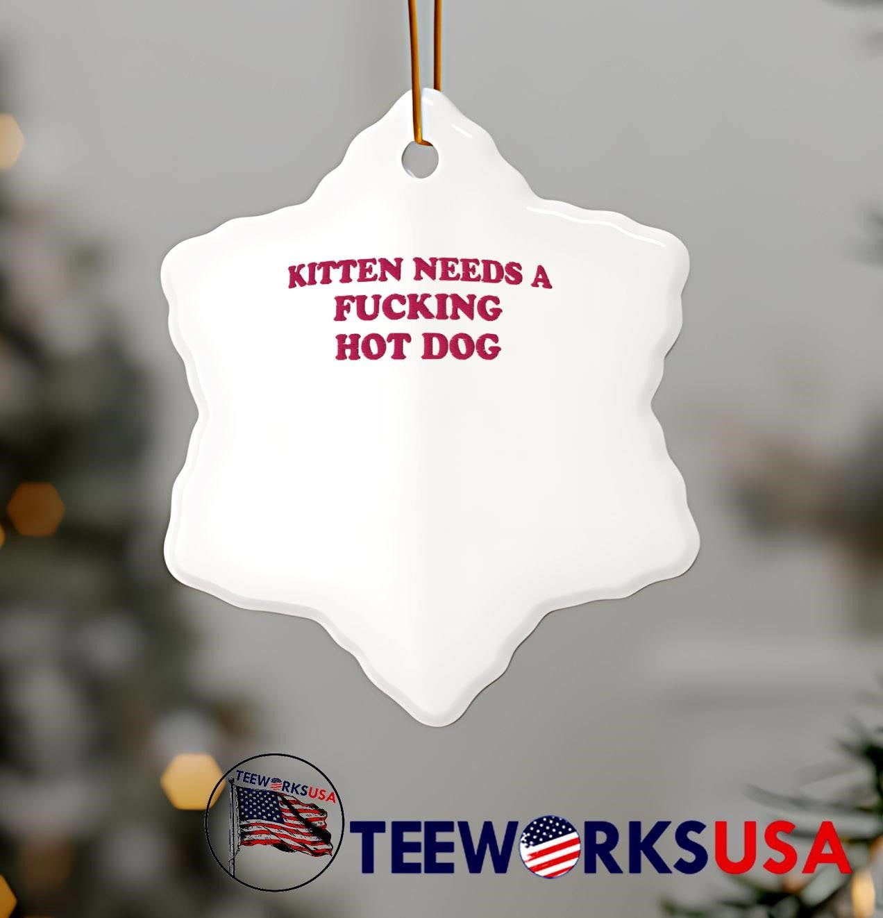 Needs a Fucking Hot Dog Kitten T-Shirt