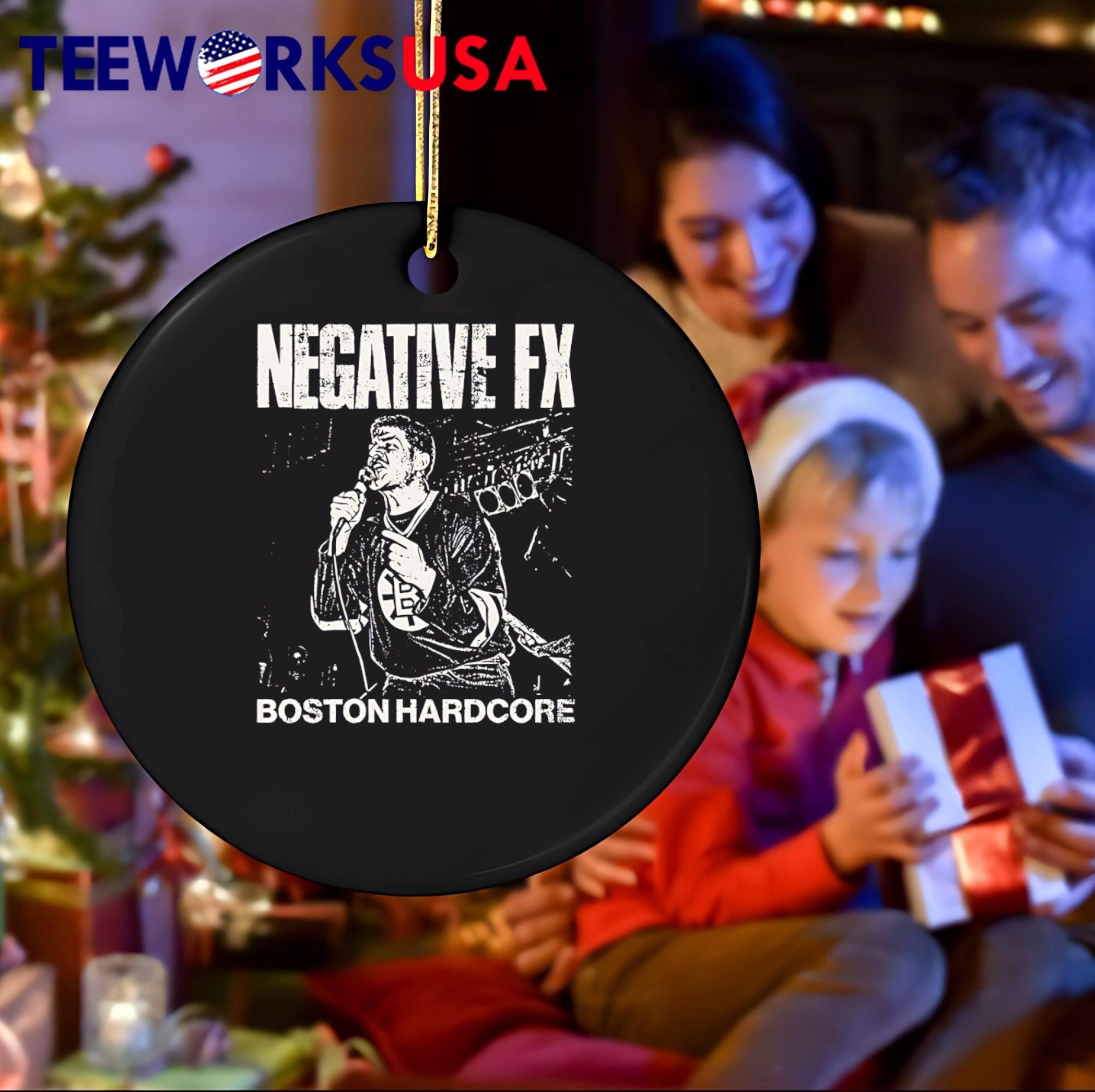 Negative FX Boston Hardcore Band Singer Live shirt