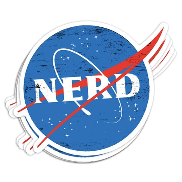 NERD Vinyl Sticker