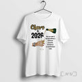 New Cheers 2026 May We Make Through Without World War T-Shirts, Hoodie, Sweatshirt