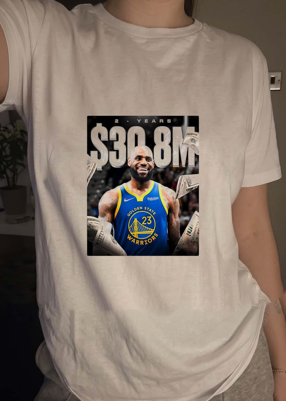 New Contract Deal 2 Years 30 8M Golden State Warriors Shirt