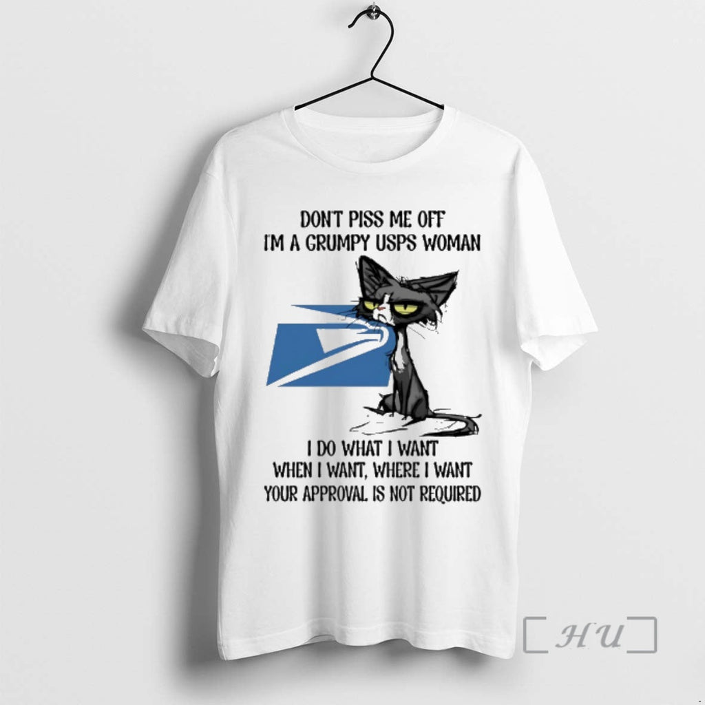 New Dont Piss Me Off Im Grumpy Cat Usps Woman T-Shirts, Hoodie, Sweatshirt