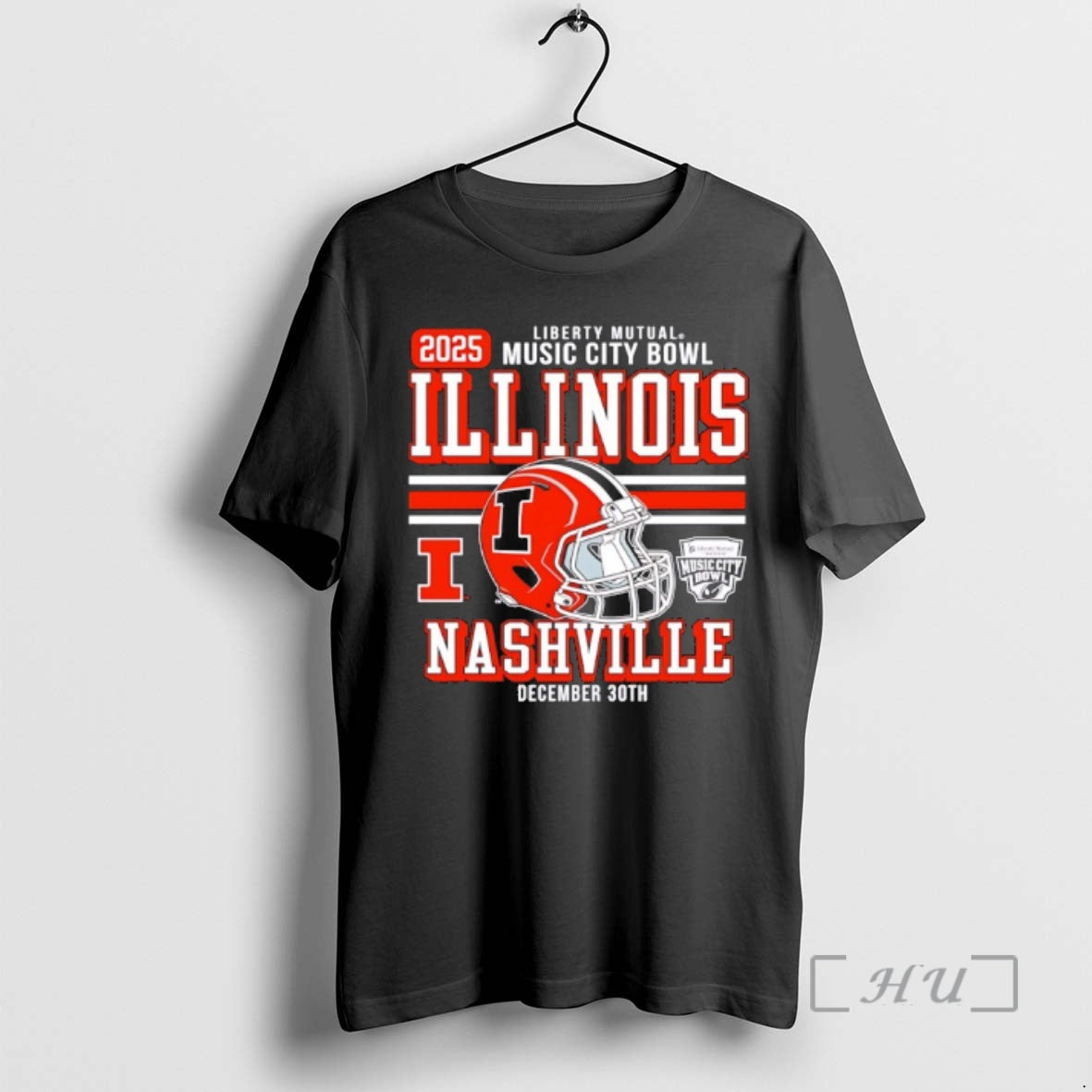 New Illinois Football 2025 Music City Bowl Helmet T-Shirts, Hoodie, Sweatshirt