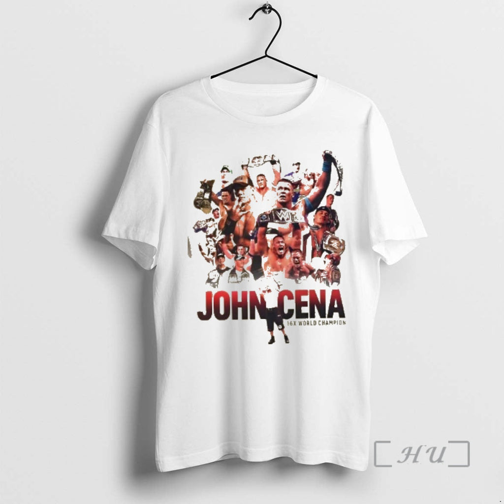 New John Cena 16x World Champion T-Shirts, Hoodie, Sweatshirt