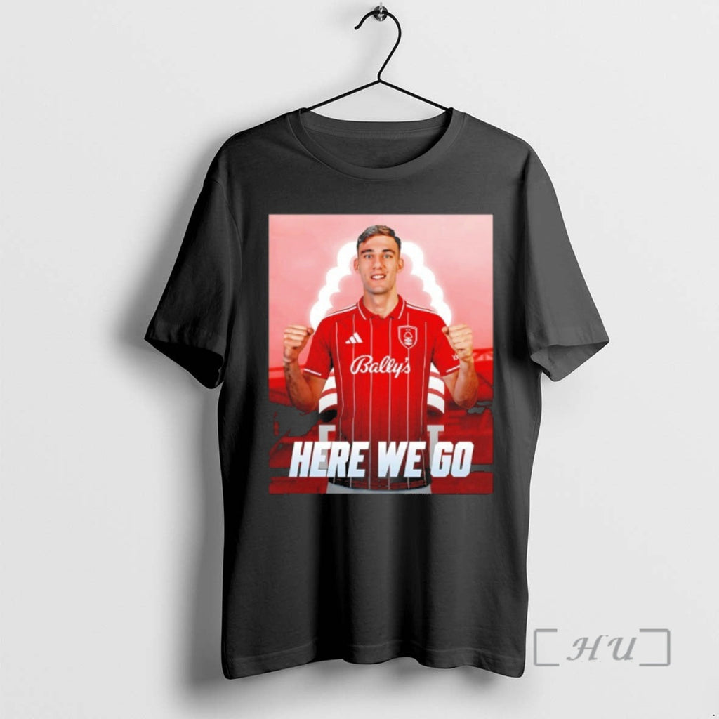 New Lorenzo Lucca Nottingham Forest Here We Go T-Shirts, Hoodie, Sweatshirt