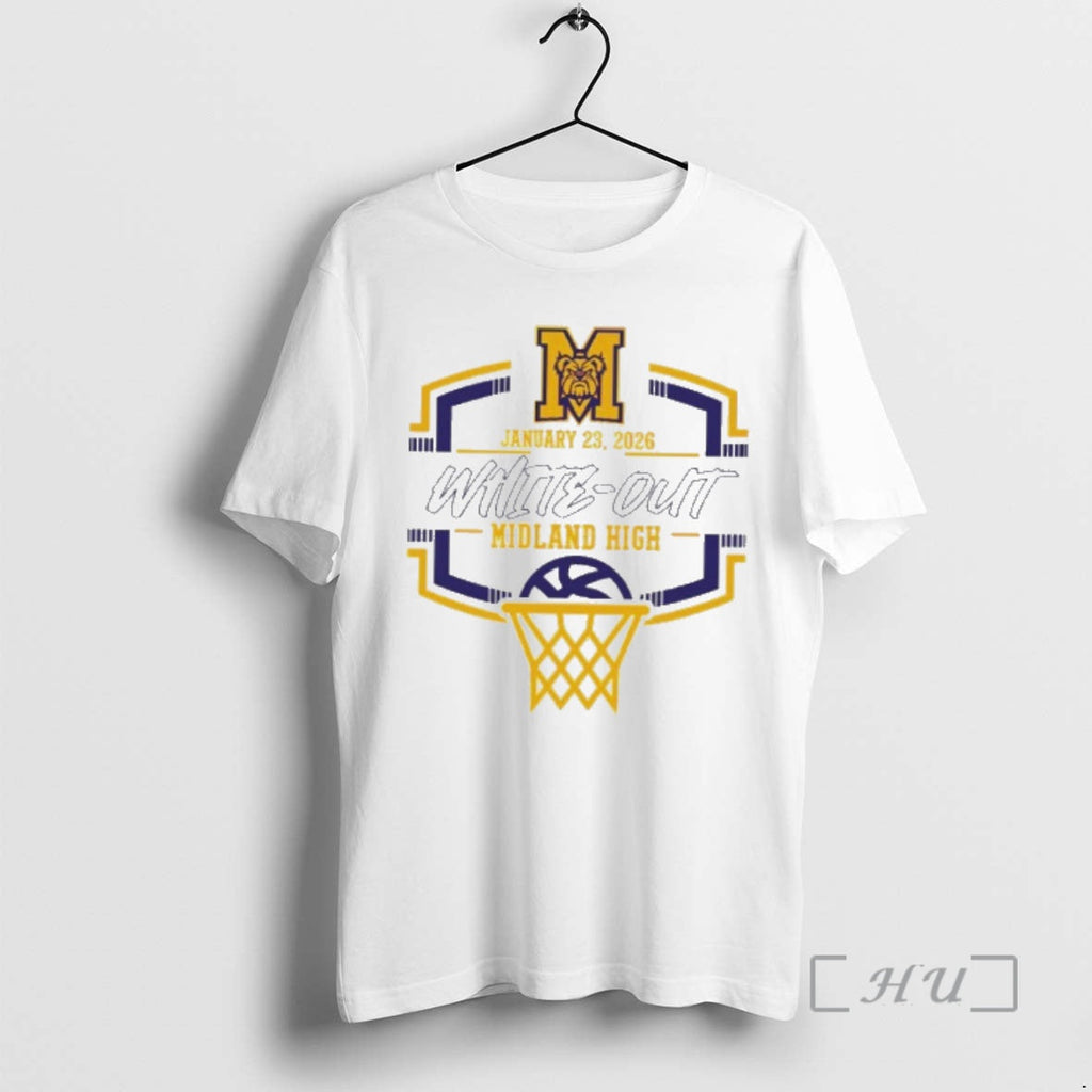 New Midland Bulldogs January 23 2026 White Out T-Shirts, Hoodie, Sweatshirt
