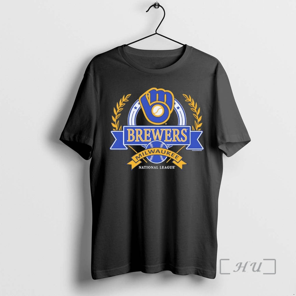 New Milwaukee Brewers National League Cooperstown Crest T-Shirts, Hoodie, Sweatshirt
