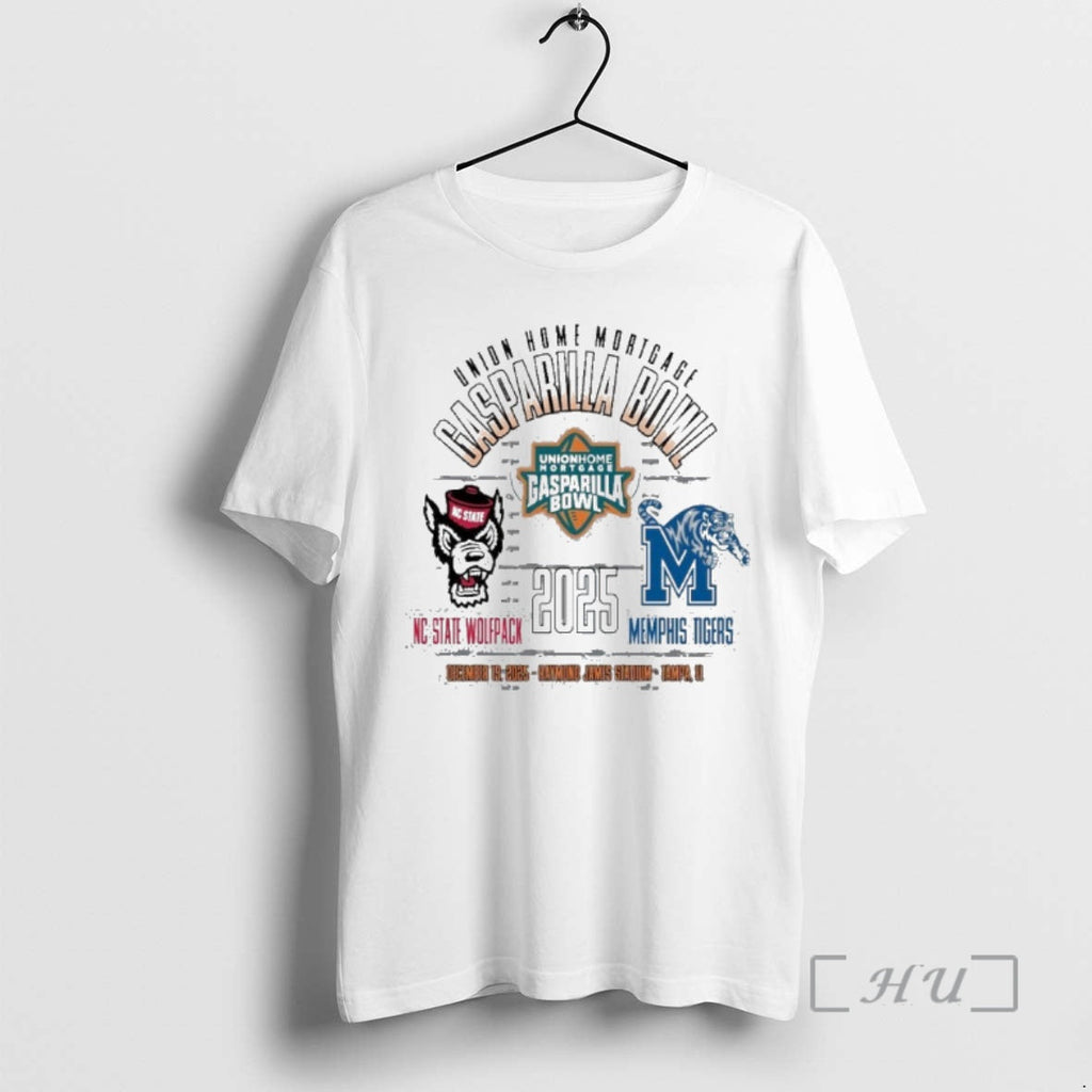New Nc State Wolfpack Vs Memphis Tigers 2025 Union Home Mortgage Gasparilla Bowl T-Shirts, Hoodie, Sweatshirt