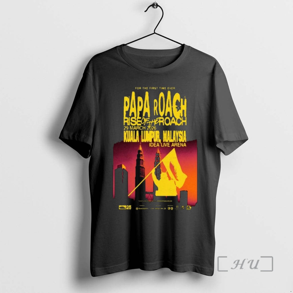 New Papa Roach Kuala Lumpur Malaysia March 29 2026 Concert T-Shirts, Hoodie, Sweatshirt