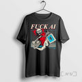 New Skeleton Fuck Ai Support Human Artists Ornaments T-Shirts, Hoodie, Sweatshirt