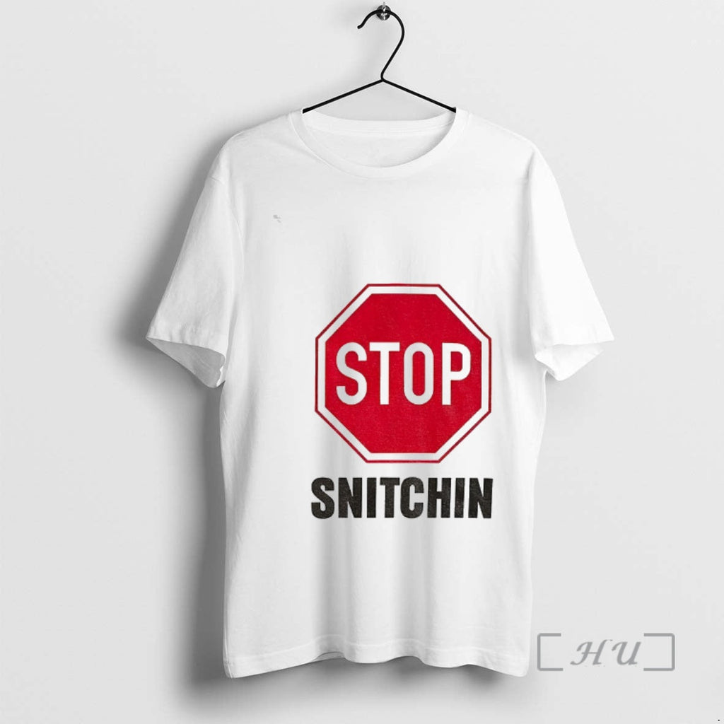 New Stop Snitchin Logo T-Shirts, Hoodie, Sweatshirt