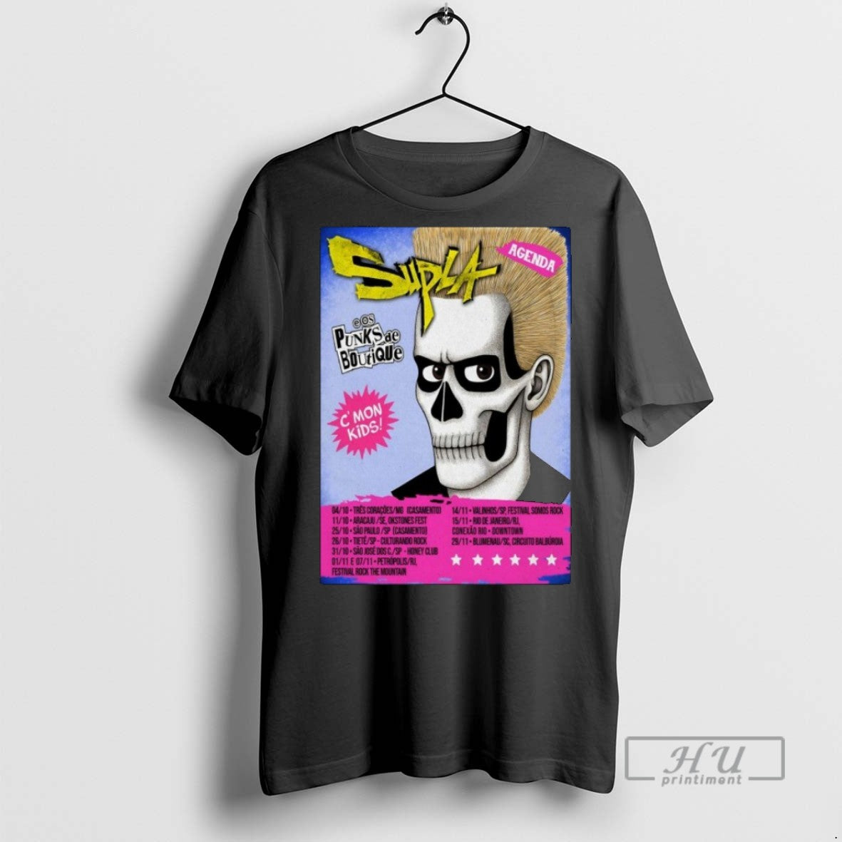 New Supla Punks De Boutique Cmmon Kids 2025 Tour Tee Shirts Sweatshirt Hoodies