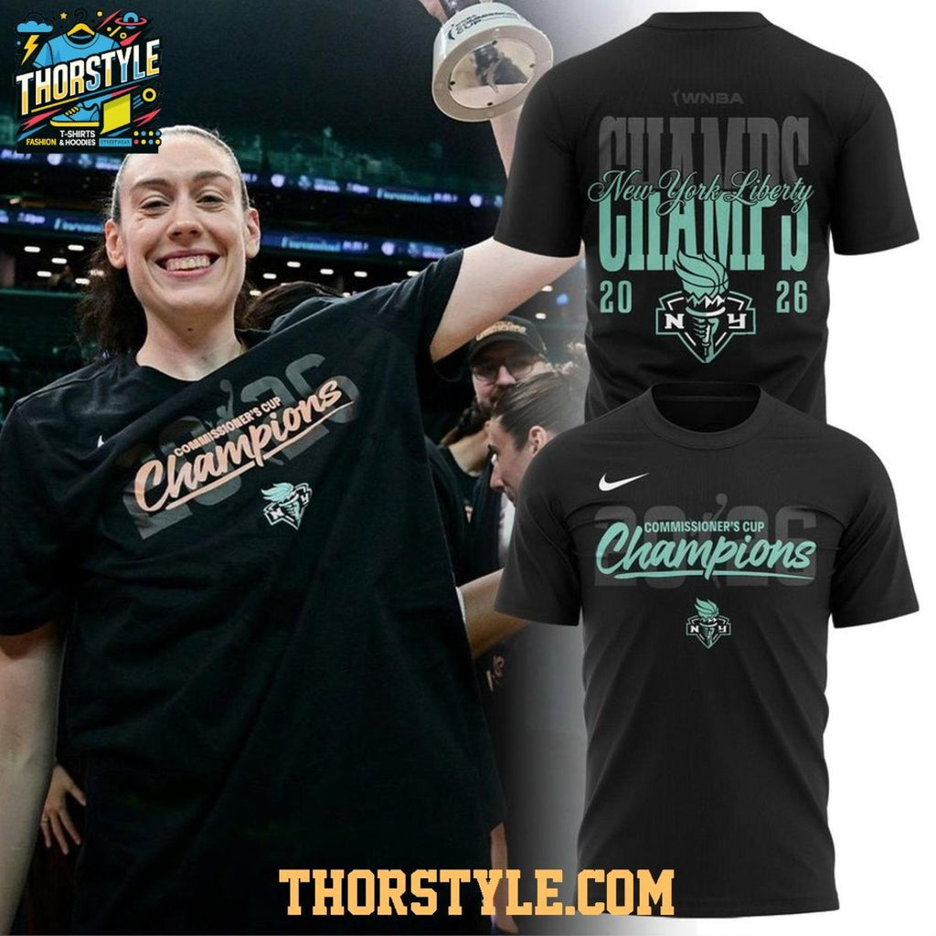 New York Liberty x WNBA Champions Of Commissioner’s Cup 2026 Shirt