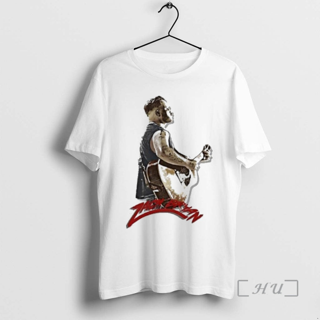 New Zach Bryan Silhouette Zach Playing Guitar T-Shirts, Hoodie, Sweatshirt