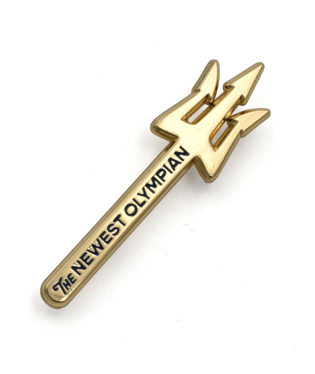 The Newest Olympian Trident Enamel Pin