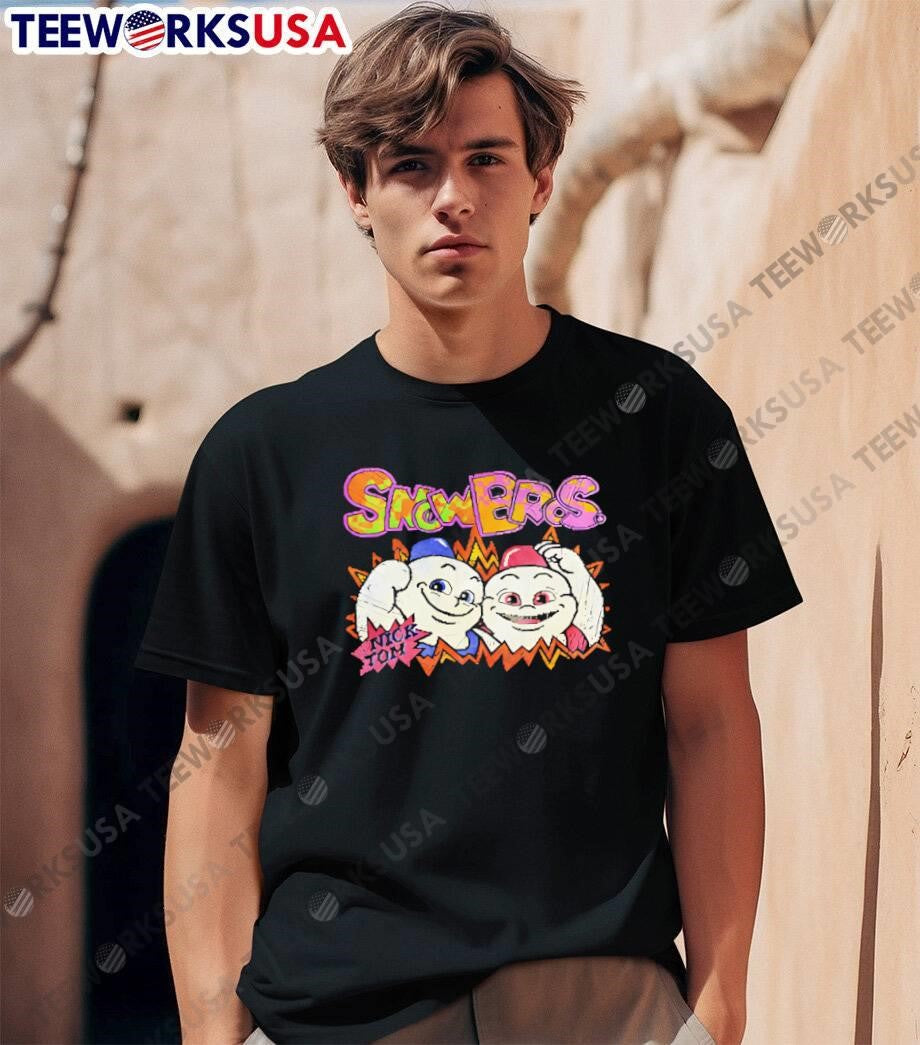 Nick Tom Snow Bros Graphic Print T-Shirt