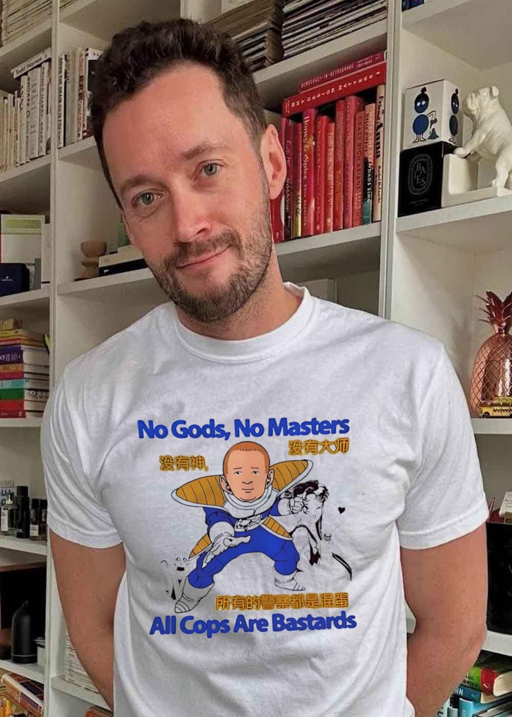 No Gods, No Masters, All Cops Are Bastards Bobby Hill Sailor Moon T-Shirt