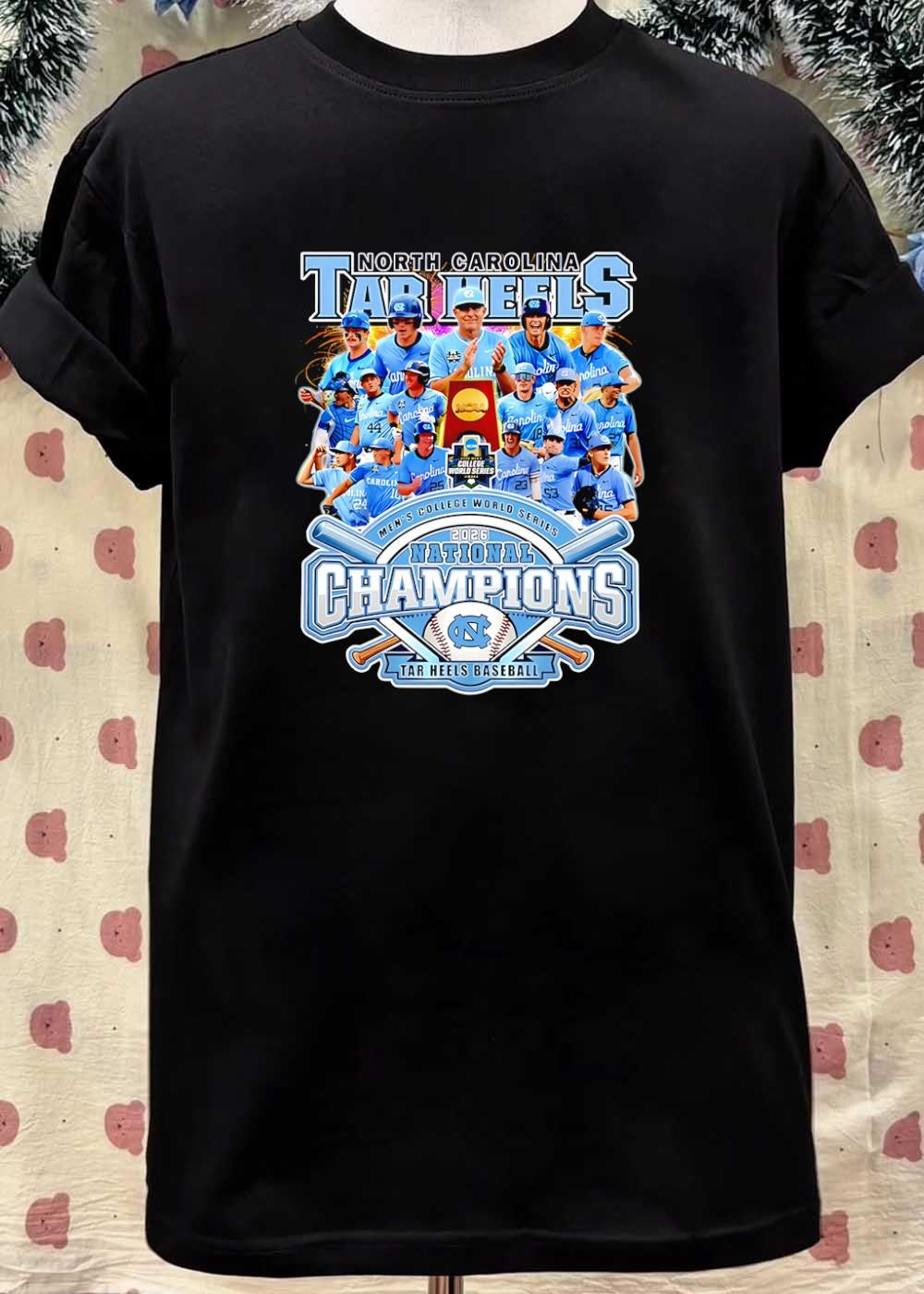 North Carolina Tar Heels Men’s College World Series 2026 National Champions shirt