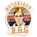 Notorious RBG Vinyl Sticker