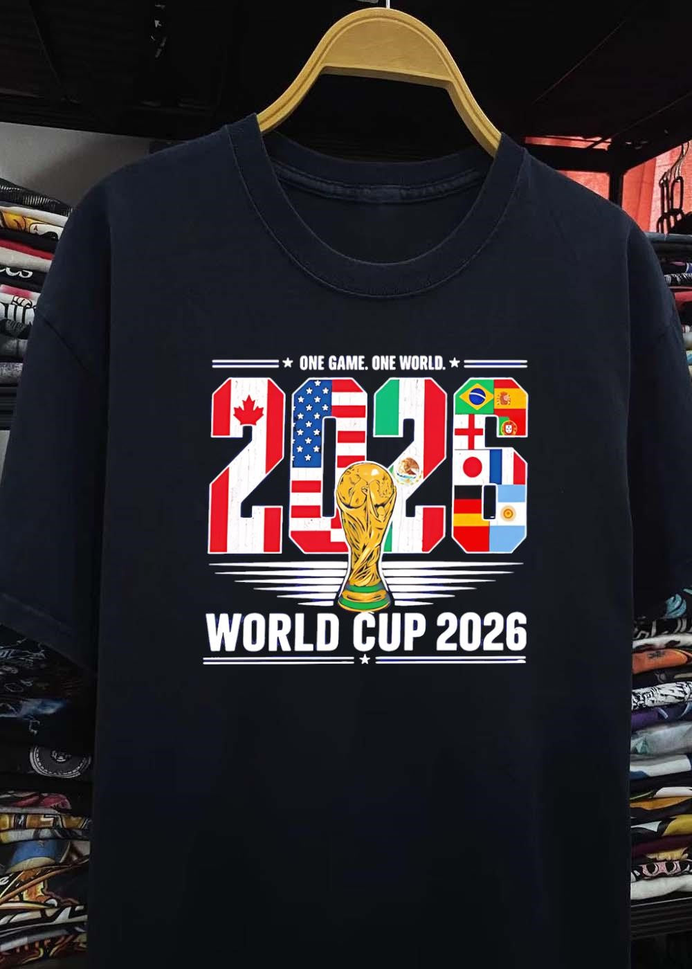 ONE GAME ONE WORLD WORLD CUP 2026 Soccer T-Shirt