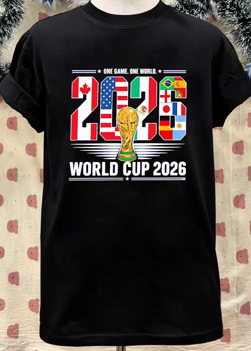 ONE GAME ONE WORLD WORLD CUP 2026 Soccer T-Shirt
