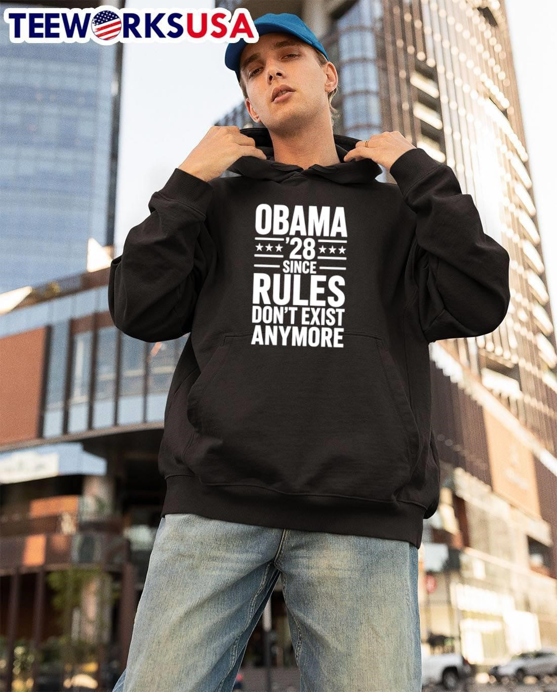 Obama 28 Since Rules Don’t Exist Anymore Political Satire T-Shirt