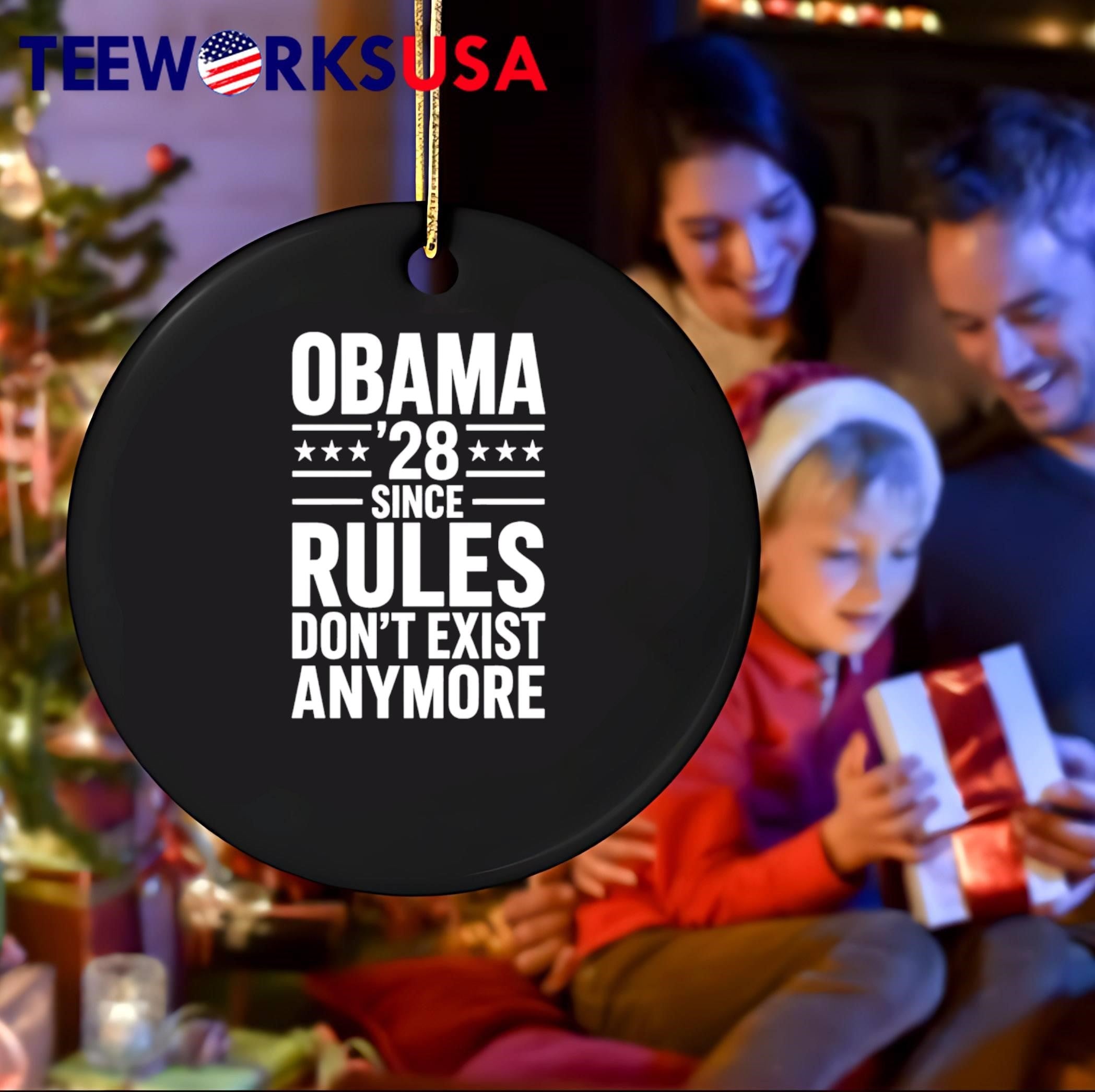 Obama 28 Since Rules Don’t Exist Anymore Political Satire T-Shirt