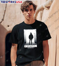 Obsession What Would You Wish For Silhouette Standing In Doorway T-Shirt