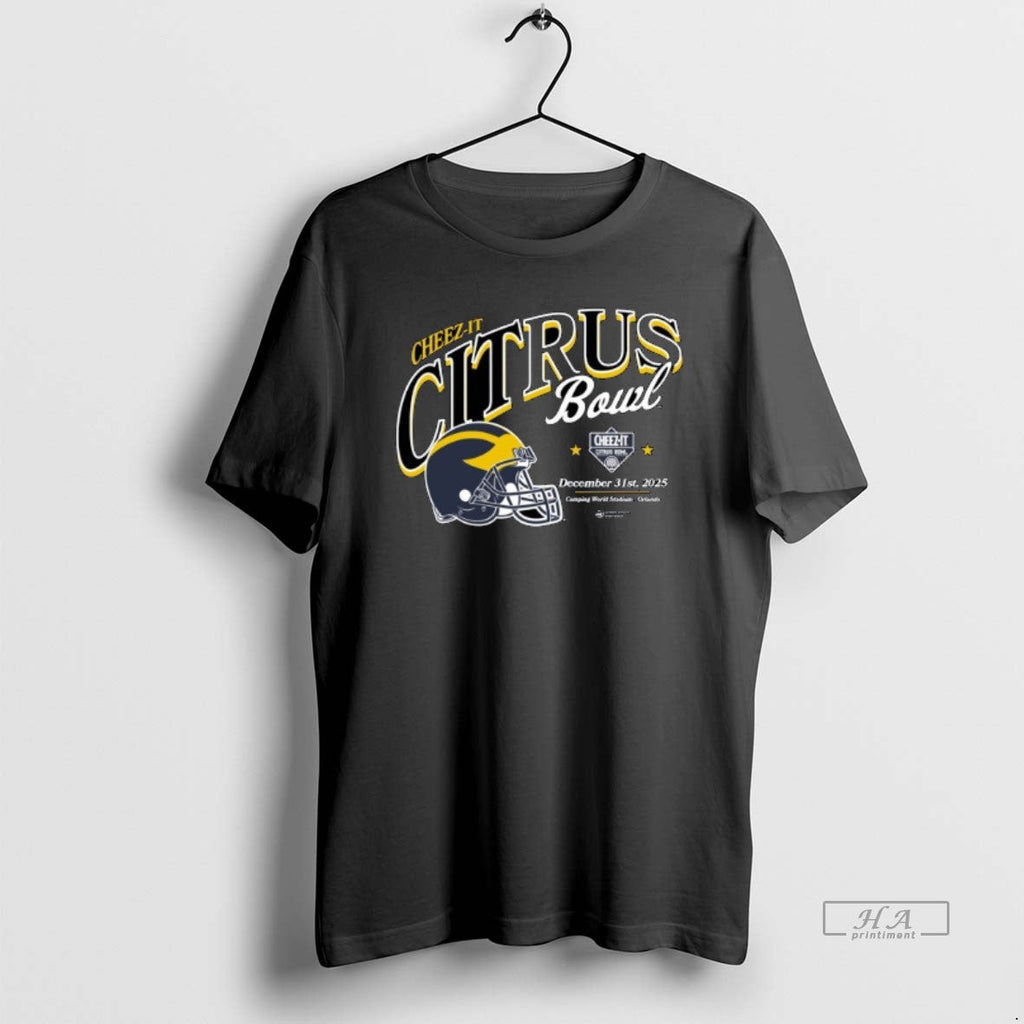 Official 2025 Cheez Citrus Bowl Michigan December 31st 2025 Helmet T-Shirts, Hoodie, Sweatshirt