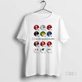 Official 2025 College Football Playoff Field Toy Team Helmets T-Shirts, Hoodie, Sweatshirt