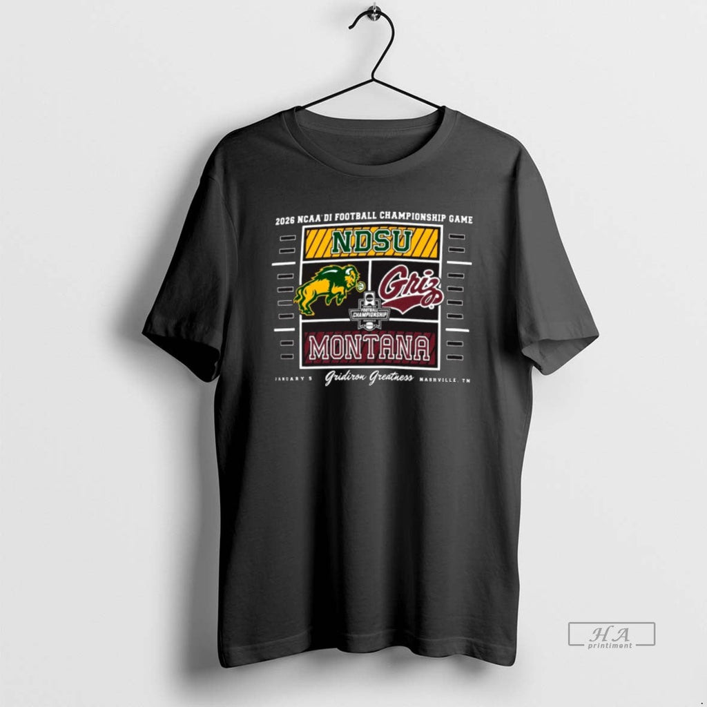Official 2026 Ncaa Diii Football Stagg Bowl Championship Game North Dakota State Bison Vs Montana T-Shirts, Hoodie, Sweatshirt