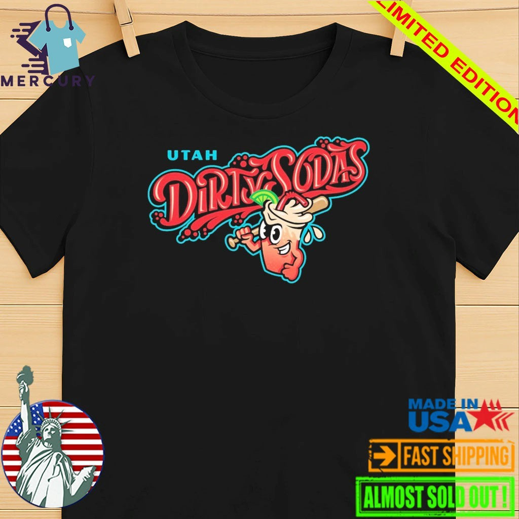 2026 Salt Lake Bees Utah Dirty Sodas Cream Shirt