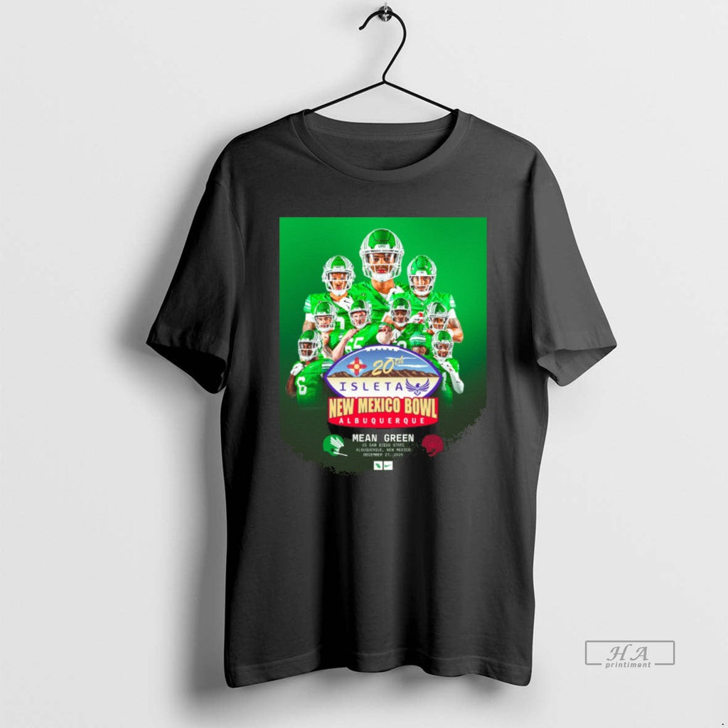 Official 20th Annual Isleta New Mexico Bowl Mean Green Vs San Diego State December 27 T-Shirts, Hoodie, Sweatshirt