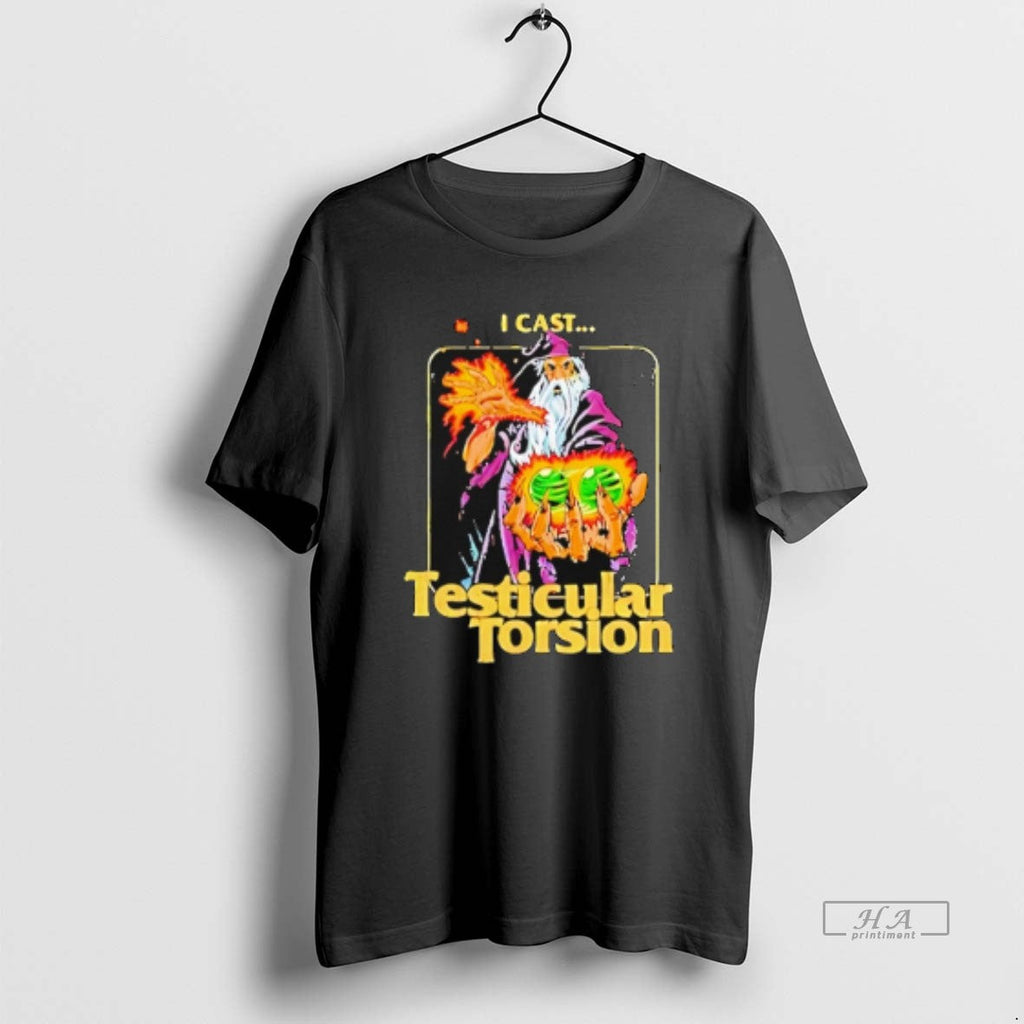 Official Aidan Wachter I Cast Testicular Torsion Wizard T-Shirts, Hoodie, Sweatshirt
