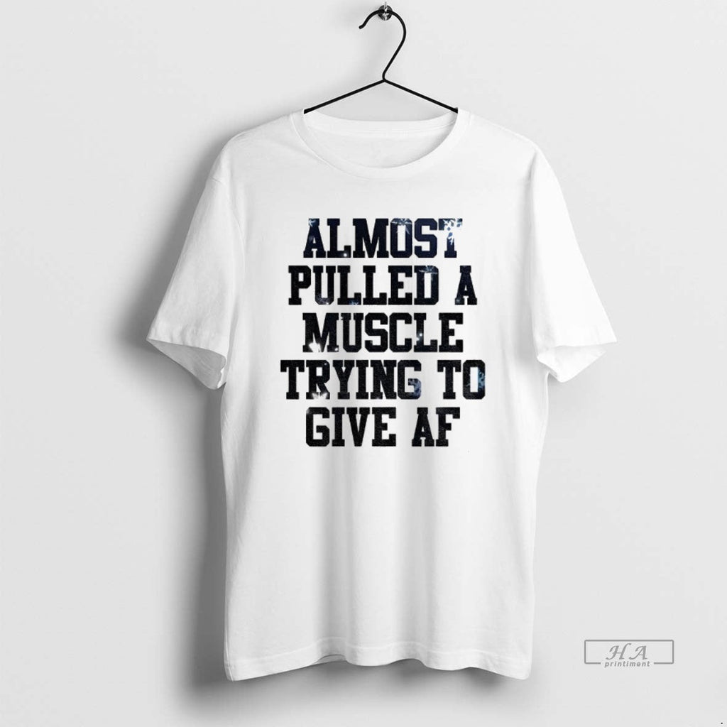 Official Almost Led Muscle Trying Give Af Merry T-Shirts, Hoodie, Sweatshirt