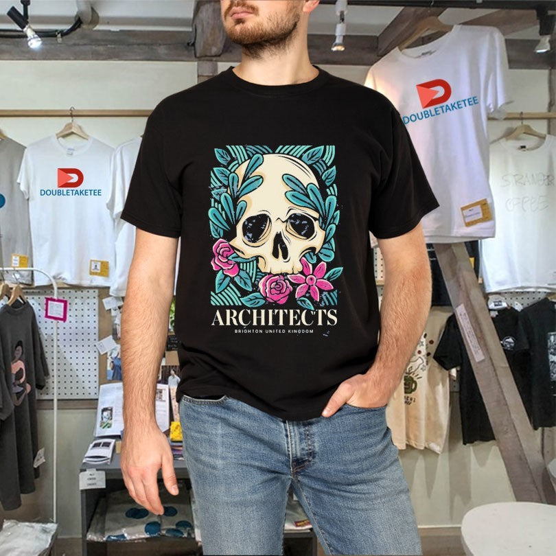 Architects Brighton United Kingdom Floral Skull Shirts
