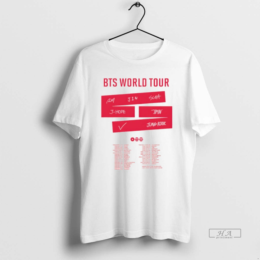 Official Bts World Tour 2026 Signatures T-Shirts, Hoodie, Sweatshirt