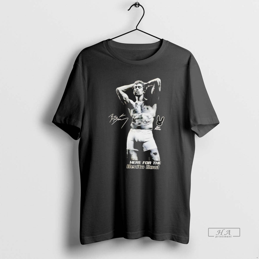 Official Bad Bunny Here Benito Bowl 2026 Puerto Rico Signature T-Shirts, Hoodie, Sweatshirt