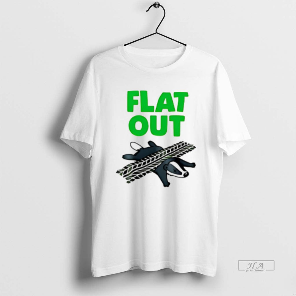 Official Badger Flat Out T-Shirts, Hoodie, Sweatshirt