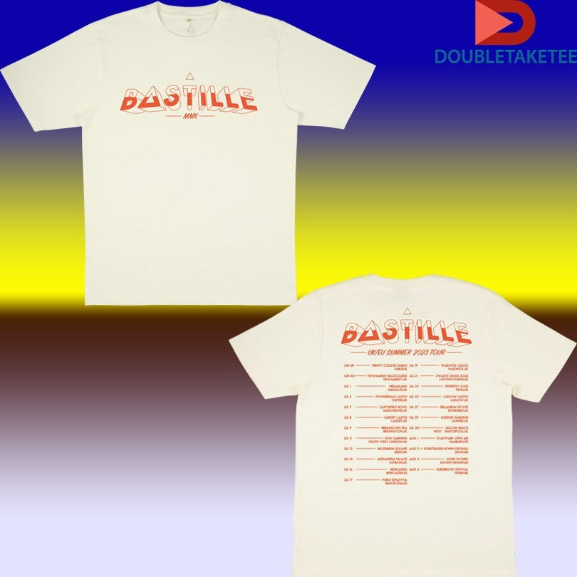 Bastille UK EU Summer 2023 Tour Dates T-shirts