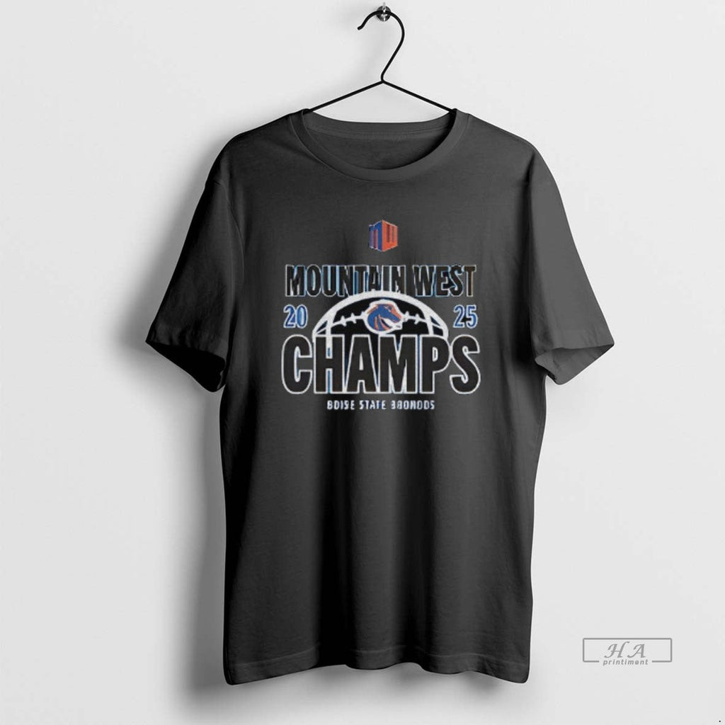 Official Boise State Broncos 2025 Mountain West Champions Locker Room T-Shirts, Hoodie, Sweatshirt